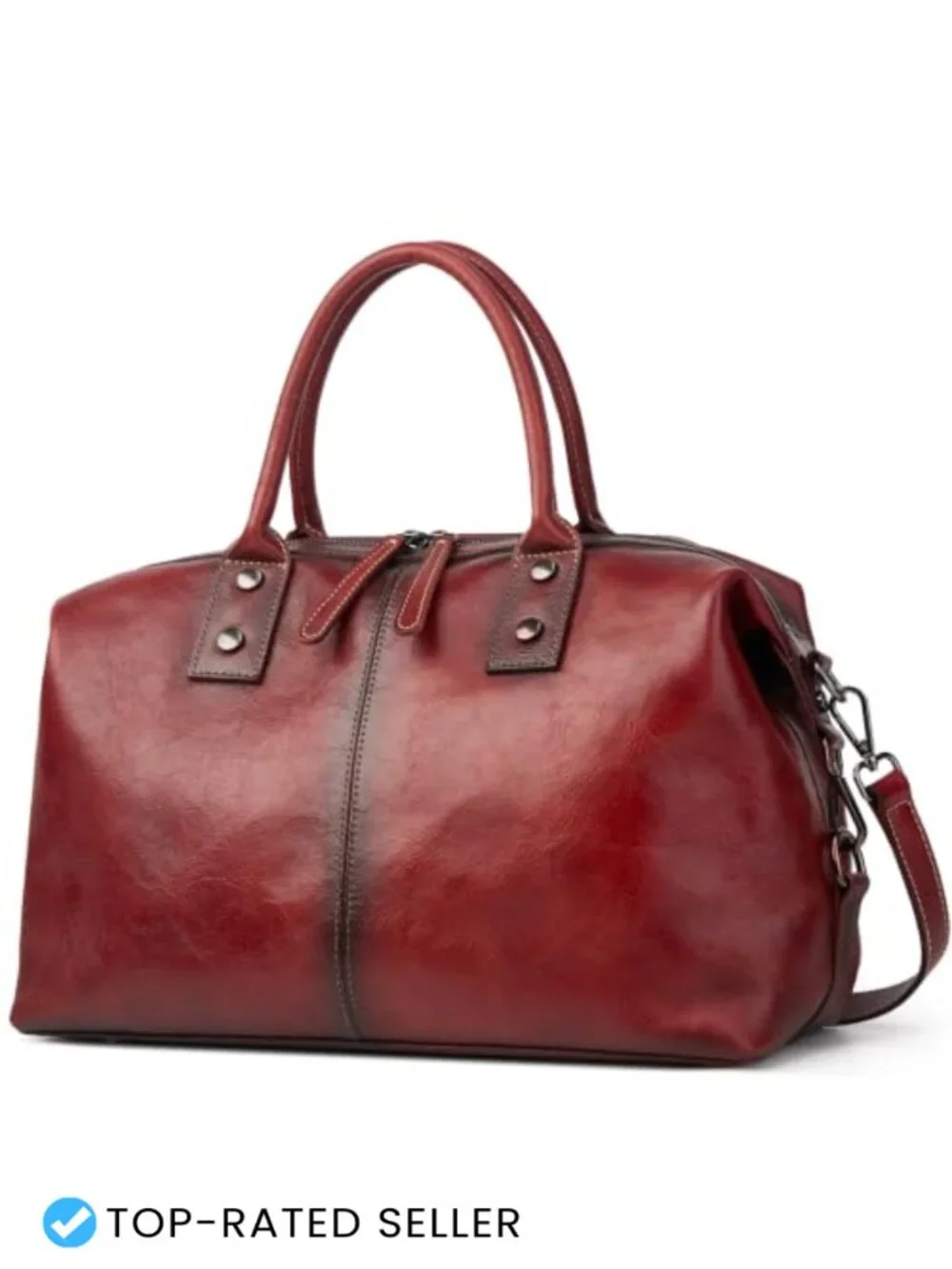 Genuine Leather Satchel Tote Bag Top Handle Shoulder Crossbody Doctor Bag